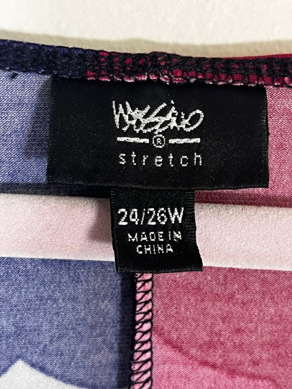 Colorful Floral Wrap Dress Pink 24W Resort Preppy Classic Retro Feminine - Picture 3 of 10